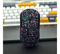 Hokeyio Cinta de agarre para ratón Logitech G Pro X Superlight sin ratón neón Full Noctilucente