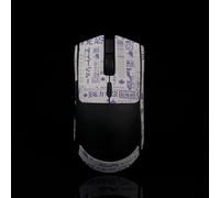 Hokeyio Gamer - Cinta adhesiva de agarre para mouse Razer Viper V3 antideslizante para aspirar el sudor, precortada, fácil de instalar, PC, juegos, EVA, blanco y morado