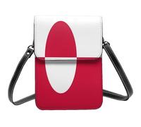 HOKMFD Bolso cruzado para teléfono con estampado de bandera de Groenlandia, para mujer, pequeño, para teléfono celular, bolso de hombro, bolso de mano casual para uso diario