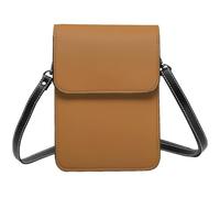 HOKMFD Bolso cruzado para teléfono con estampado de color cobre - Cartera pequeña para teléfono celular para mujer, bolso de hombro mini casual diario para mujer