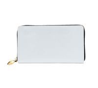 HOKMFD Cartera de cuero con estampado de color plateado hielo, elegante monedero de cuero para teléfono para hombres y mujeres, ranura para múltiples tarjetas, cartera pequeña para hombre