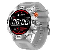 Hoko Reloj conectado Bluetooth Sport IP68 Estuche estanco Y20, Plateado