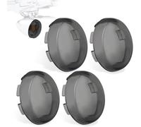 HOKUOTOLITE - Kit de lentes de señal de giro, delantera/trasera, cubiertas de repuesto para Harley Sportster 883 1200/Touring Road King Electra Glide Street Glide/Softail/Dyna/V-Rod, ahumado, 4