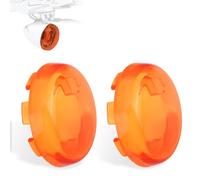 HOKUOTOLITE - Kit de lentes de señal de giro, delantero/trasero, cubiertas de repuesto para Harley Sportster 883 1200/Touring Road King Electra Glide Street Glide/Softail/Dyna/V-Rod, naranja, 2