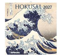 Hokusai 2027: Wandkalender 30x30 cm (30x60 cm geöffnet), Kunstkalender mit Ukiyo-e-Motiven von Hokusai