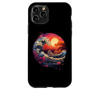 Hokusai La Gran Ola de Kanagawa Nippon Japón Manga Tokio Carcasa para iPhone 11 Pro