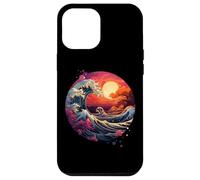Hokusai La Gran Ola de Kanagawa Nippon Japón Manga Tokio Carcasa para iPhone 12 Pro MAX
