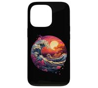 Hokusai La Gran Ola de Kanagawa Nippon Japón Manga Tokio Carcasa para iPhone 13 Pro