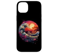 Hokusai La Gran Ola de Kanagawa Nippon Japón Manga Tokio Carcasa para iPhone 14 Plus