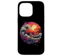 Hokusai La Gran Ola de Kanagawa Nippon Japón Manga Tokio Carcasa para iPhone 14 Pro MAX
