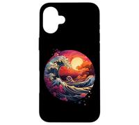 Hokusai La Gran Ola de Kanagawa Nippon Japón Manga Tokio Carcasa para iPhone 16 Plus