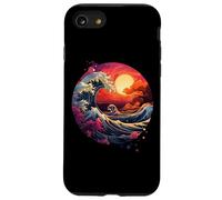 Hokusai La Gran Ola de Kanagawa Nippon Japón Manga Tokio Carcasa para iPhone SE (2020) / 7/8