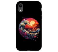 Hokusai La Gran Ola de Kanagawa Nippon Japón Manga Tokio Carcasa para iPhone XR