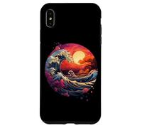 Hokusai La Gran Ola de Kanagawa Nippon Japón Manga Tokio Carcasa para iPhone XS MAX