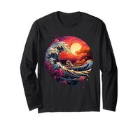 Hokusai La Gran Ola de Kanagawa Nippon Japón Manga Tokio Manga Larga