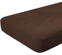 Hokway Fundas de cojín elásticas para sofá, Fundas de cojín para Asiento de sofá, Protector de cojín (Chocolate, Grande)