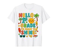 Hola 1er grado Estoy listo para brillar Regreso a la escuela Chicas niños Camiseta
