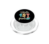 Hola 1er Grado Primer Grado Escuela Foto Día Sol PopSockets PopGrip para MagSafe