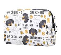 Hola alpaca. Bonita bolsa de maquillaje pequeña de alpaca y cactus para mujer, bolsa de almacenamiento de cosméticos con cremallera, bolsa organizadora de accesorios de belleza, Multicolor 06,