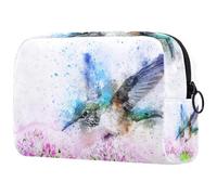 Hola alpaca. Bonita bolsa de maquillaje pequeña de alpaca y cactus para mujer, bolsa de almacenamiento de cosméticos con cremallera, bolsa organizadora de accesorios de belleza, Multicolor 03,