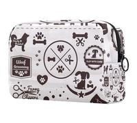 Hola alpaca. Bonita bolsa de maquillaje pequeña de alpaca y cactus para mujer, bolsa de almacenamiento de cosméticos con cremallera, bolsa organizadora de accesorios de belleza, Multicolor 08,