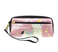 Hola Alpaca - Estuche para lápices de cactus de alpaca con cremallera para niños y niñas, suministros escolares y de oficina