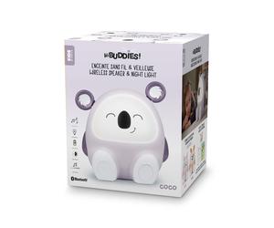 Hola buddies!, altavoz inalámbrico luminoso programable max