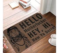 Hola Cabrón, Hola, Hola, ¿Cómo Estás? Tapete Entrada Personalizado Felpudos Impermeable Alfombra Atrapapolvo para Cocina Exterior Dormitorio 40 X 60Cm