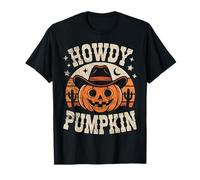 Hola, Calabaza, Divertido Halloween Vintage de Western Country Camiseta