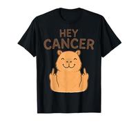 Hola Cáncer Funny Capibara Sarcástico Cáncer Concientización Apoyo Camiseta
