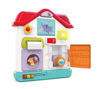 Hola - Casa de Juguete con Actividades Infantiles - Incluye Luces y Sonidos - 9 Ejercicios Educativos - Juegos Sensoriales - Estimula Coordinación - Centro de Actividades para Bebe +18 Meses