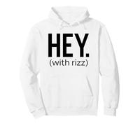 Hola con Rizz Viral Trending Social Media Meme 2025 Divertido Sudadera con Capucha