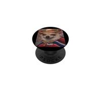 Hola Divertido Sombrero De Perro Chihuahua Español Meme Borroso PopSockets PopGrip Adhesivo