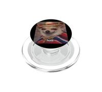 Hola Divertido Sombrero De Perro Chihuahua Español Meme Borroso PopSockets PopGrip para MagSafe