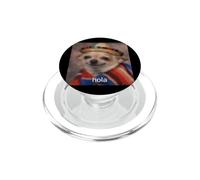 Hola Divertido Sombrero De Perro Chihuahua Español Meme Borroso PopSockets PopGrip para MagSafe