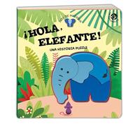 Hola elefante una historia puzzle (Zoo de madera)