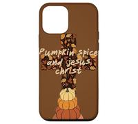 Hola Fall Pumpkin Spice y Jesucristo Autumn Christian Carcasa para iPhone 12 mini