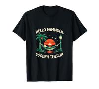 Hola Hamaca adiós tensión Chill Vibes diseño Camiseta