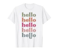 Hola Hombres, Mujeres y niños Que aman saludar por la mañana Camiseta