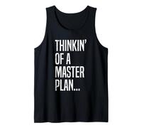 Hola Hop de la vieja escuela pensando en un plan maestro letras Camiseta sin Mangas