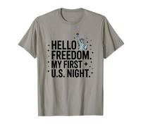 Hola Libertad Mi Primera Noche en Estados Camiseta