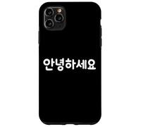 Hola Linda y Divertida Palabra Coreana Hangul Carcasa para iPhone 11 Pro MAX