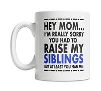 Hola Mamá, Siento Haber Tenido Que Criar A Mis Hermanos. Tazas De Desayuno Elegante Taza De Café Chic Taza Para Leche Cappuccino Espresso 330Ml