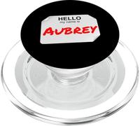 Hola mi Nombre es Aubrey Lazy DIY Disfraz para Fiestas PopSockets PopGrip para MagSafe