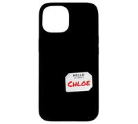 Hola mi Nombre es Chloe Lazy DIY Disfraz para Fiestas Carcasa para iPhone 15