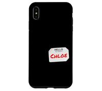 Hola mi Nombre es Chloe Lazy DIY Disfraz para Fiestas Carcasa para iPhone XS MAX