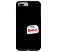 Hola mi Nombre es Emma Lazy DIY Disfraz para Fiestas Carcasa para iPhone 7 Plus/8 Plus