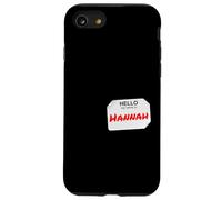 Hola mi Nombre es Hannah Lazy DIY Disfraz para Fiestas Carcasa para iPhone SE (2020) / 7/8