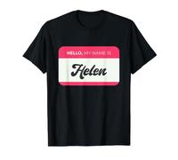Hola, Mi Nombre es Helen - Funny Helen Name Camiseta gráfica económica, Hombre, Negro, S