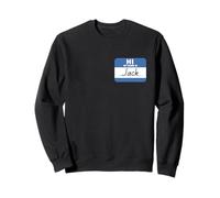 Hola, mi Nombre es Jack Etiqueta con Divertida Sudadera